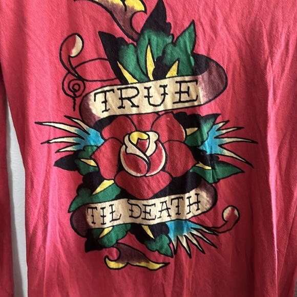 Ed hardy long sleeve size medium true til death - Picture 2 of 4